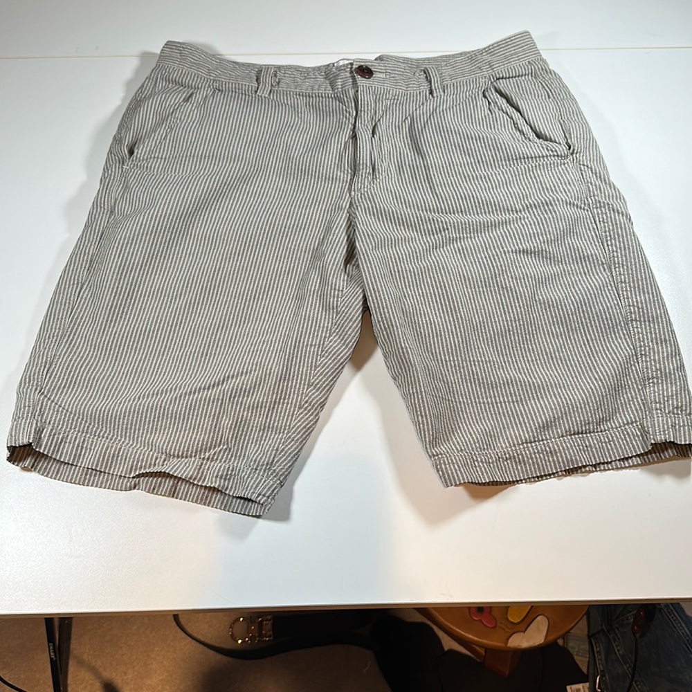 Men’s Fossil Pinstripe Shorts sz 32